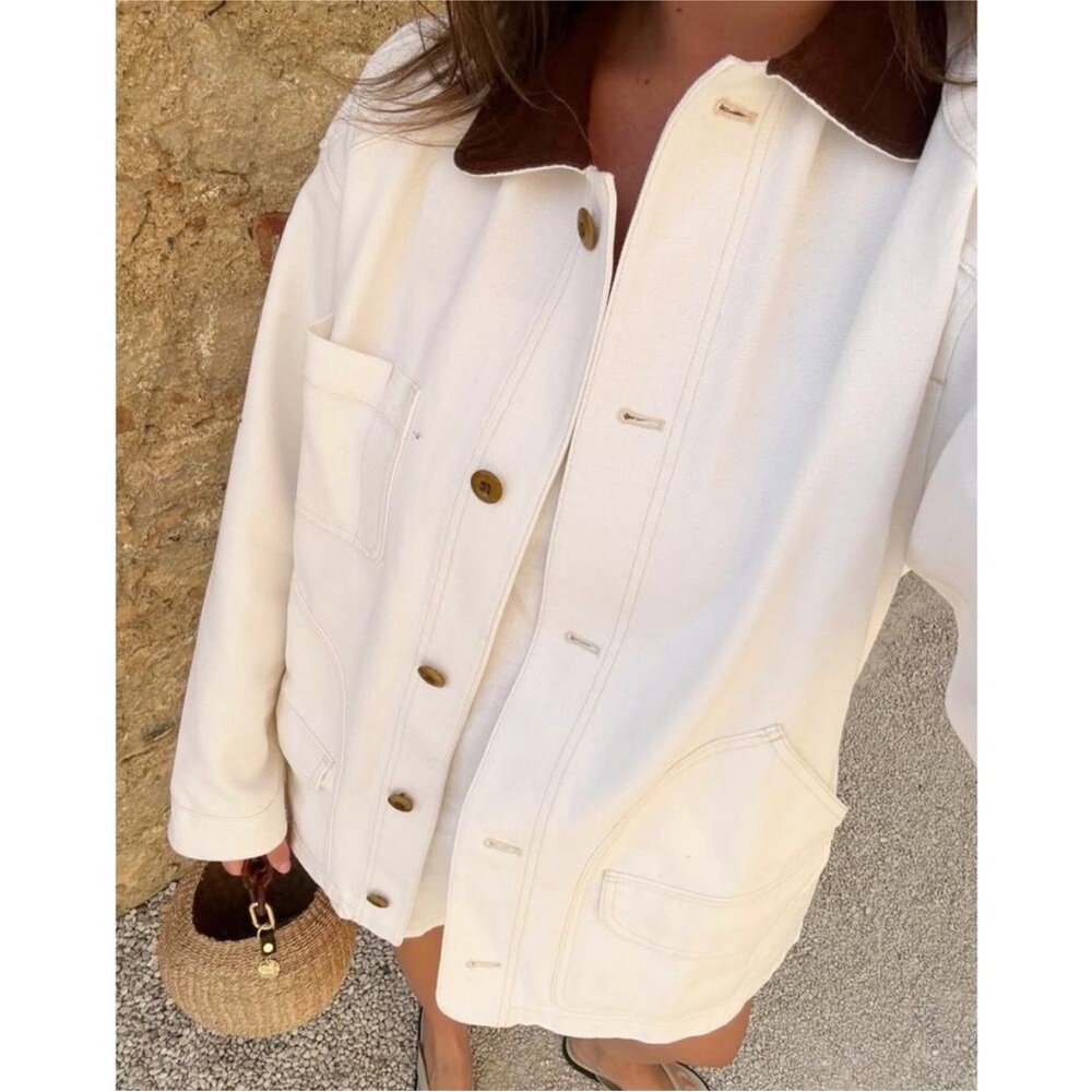 Doen Pascual Barn Jacket in Salt Small